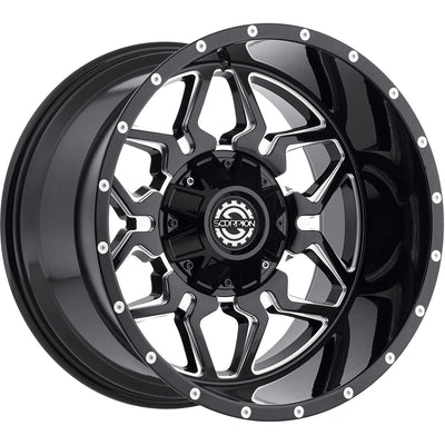 Scorpion SC16 Black Milled Wheel