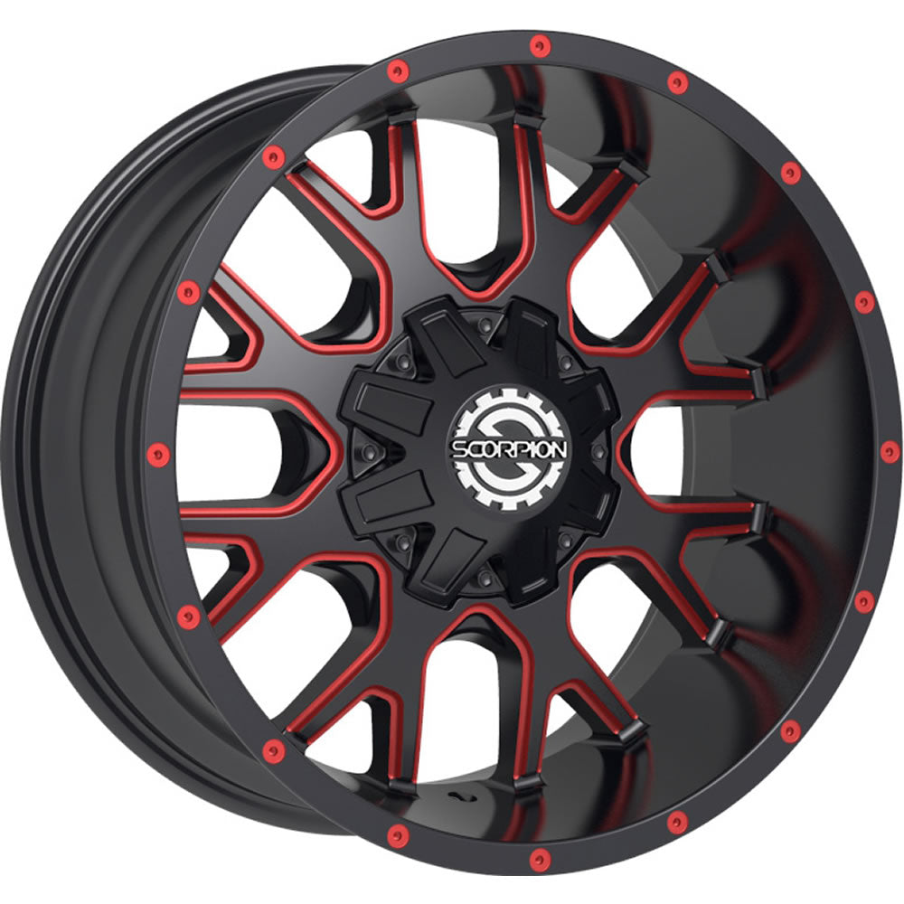 Scorpion SC19 Black Milled Wheel