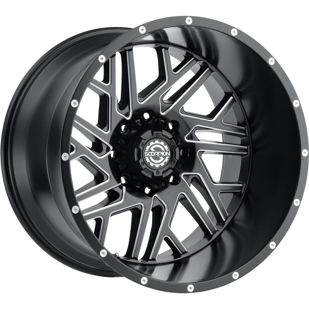 Scorpion SC29 Black Milled Wheel