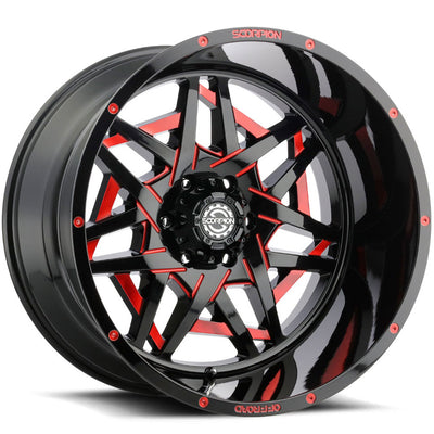 Scorpion SC32 Black Milled Wheel