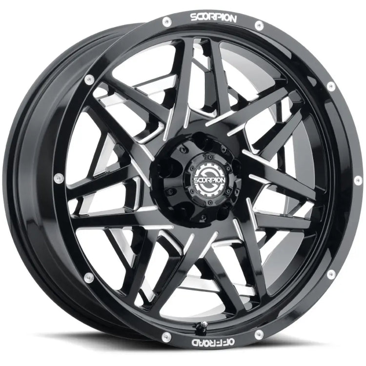 Scorpion SC32 Black Milled Wheel