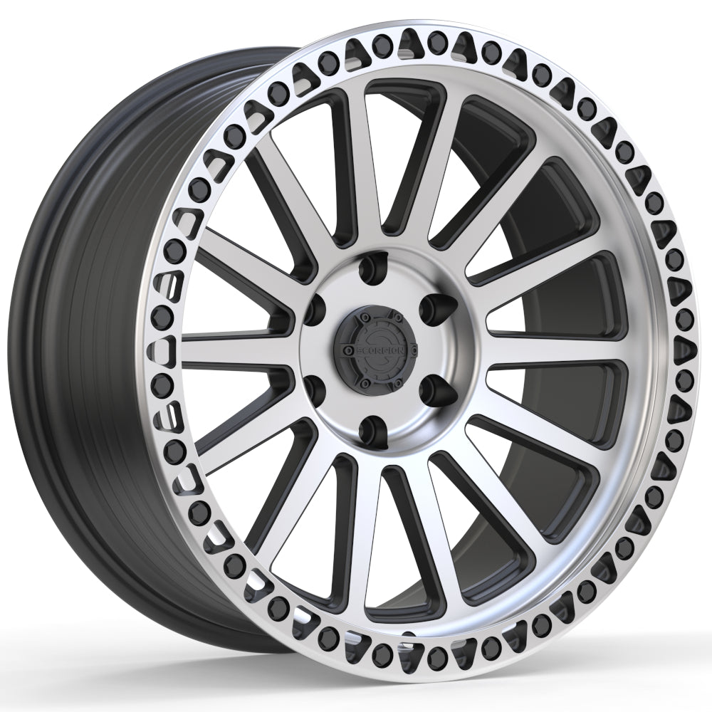 Scorpion SC39 Black Machined Wheel