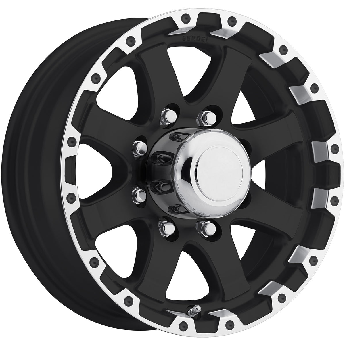 Sendel T08 Black Machined Wheel