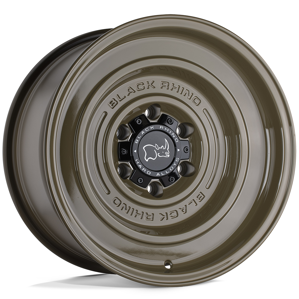 Black Rhino Solid Green wheel