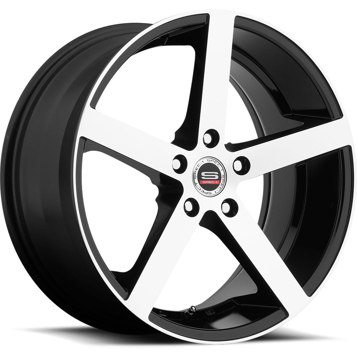 Spec-1 SP-10 Black Machined Wheel