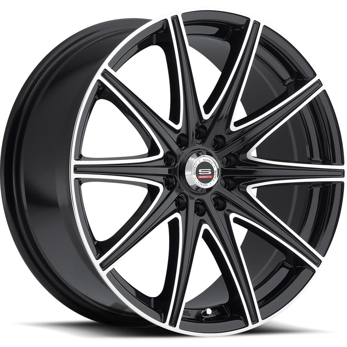 Spec-1 SP-14 Black Machined Wheel