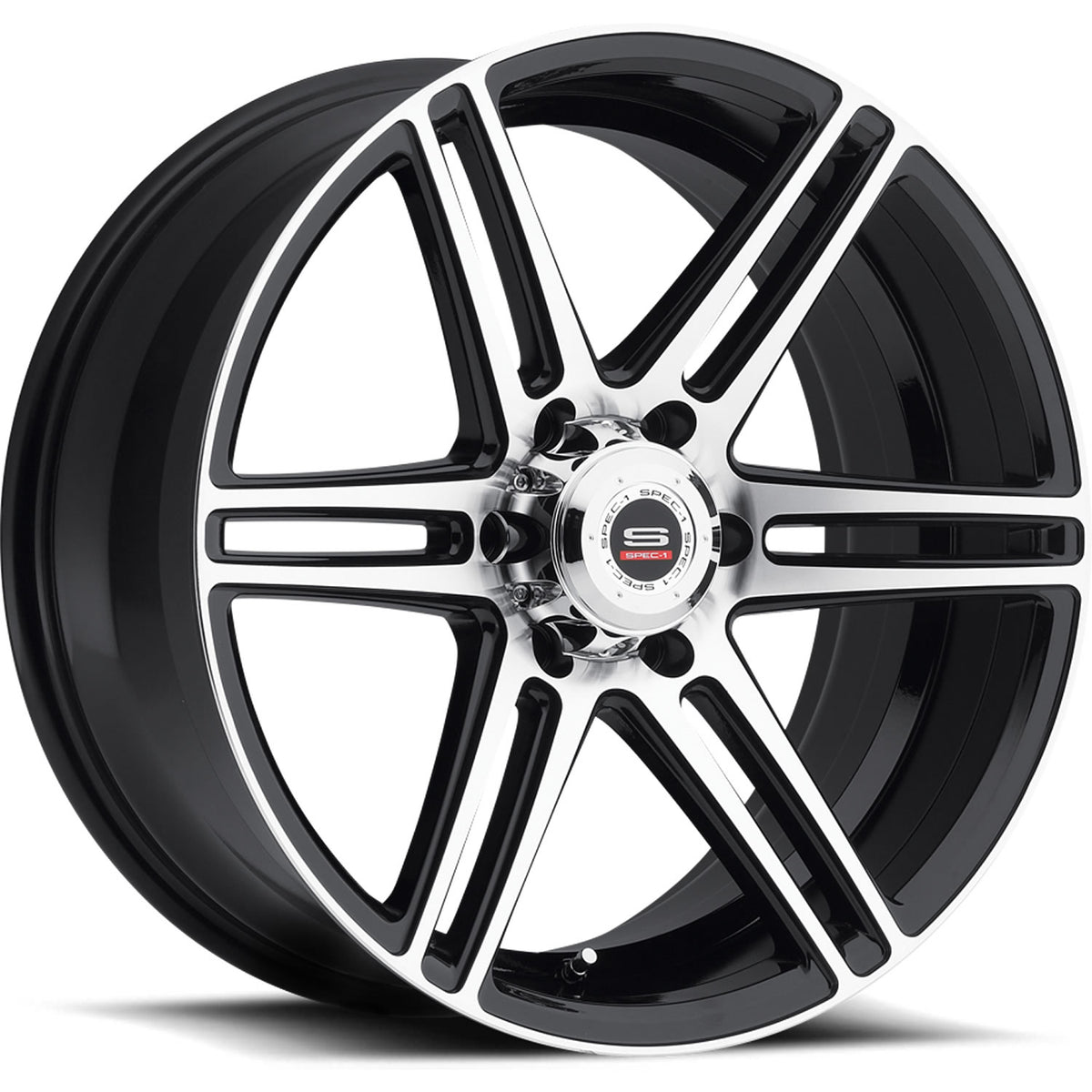 Spec-1 SP-22 Black Machined Wheel