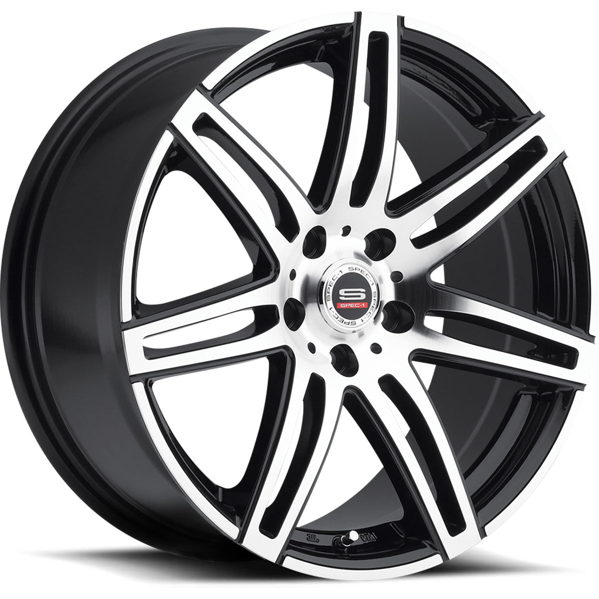 Spec-1 SP-24 Black Machined Wheel