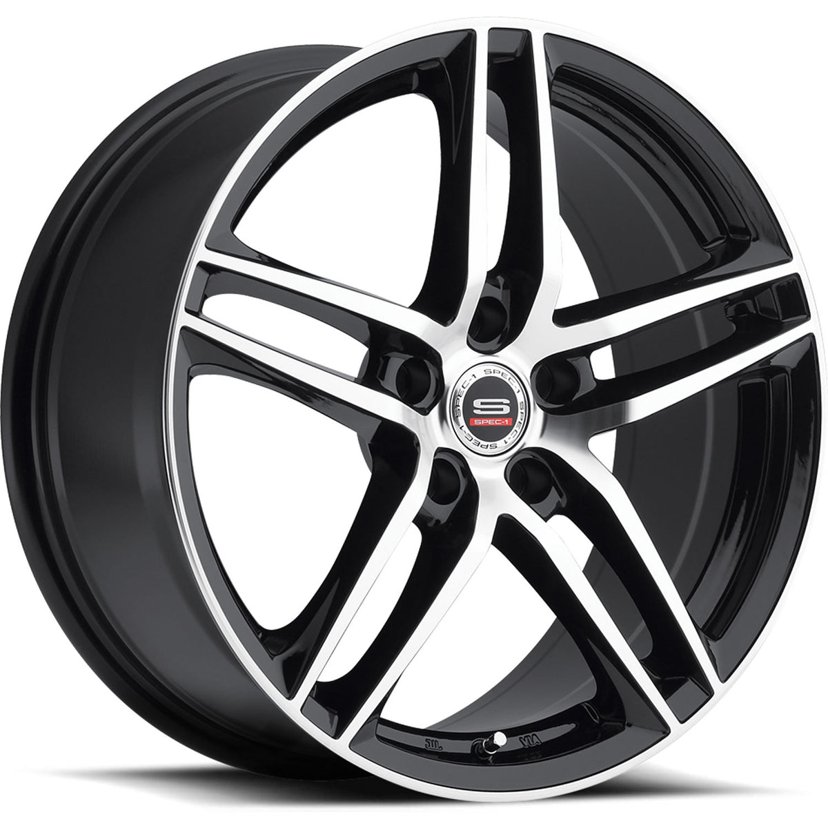 Spec-1 SP-25 Black Machined Wheel