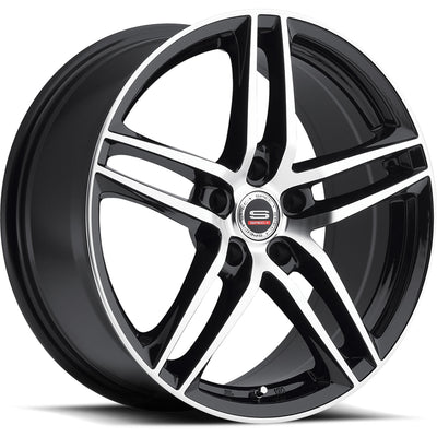 Spec-1 SP-25 Black Machined Wheel
