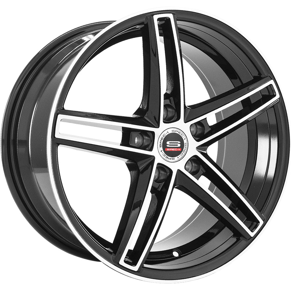 Spec-1 SP-49 Black Machined Wheel