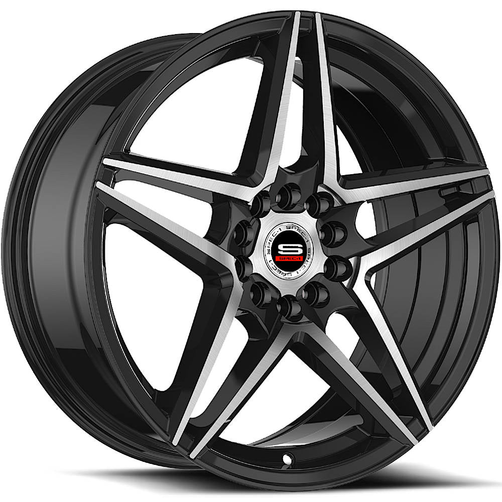 Spec-1 SP-54 Black Machined Wheel