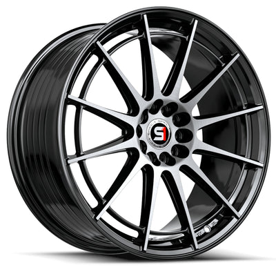 Spec-1 SP-64 Black Machined Wheel