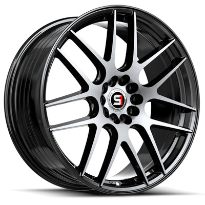 Spec-1 SP-65 Black Machined Wheel