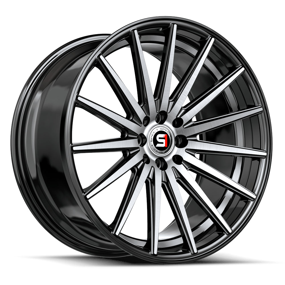 Spec-1 SP-69 Black Machined Wheel