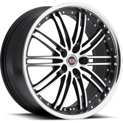 Spec-1 SP-7 Black Machined Wheel