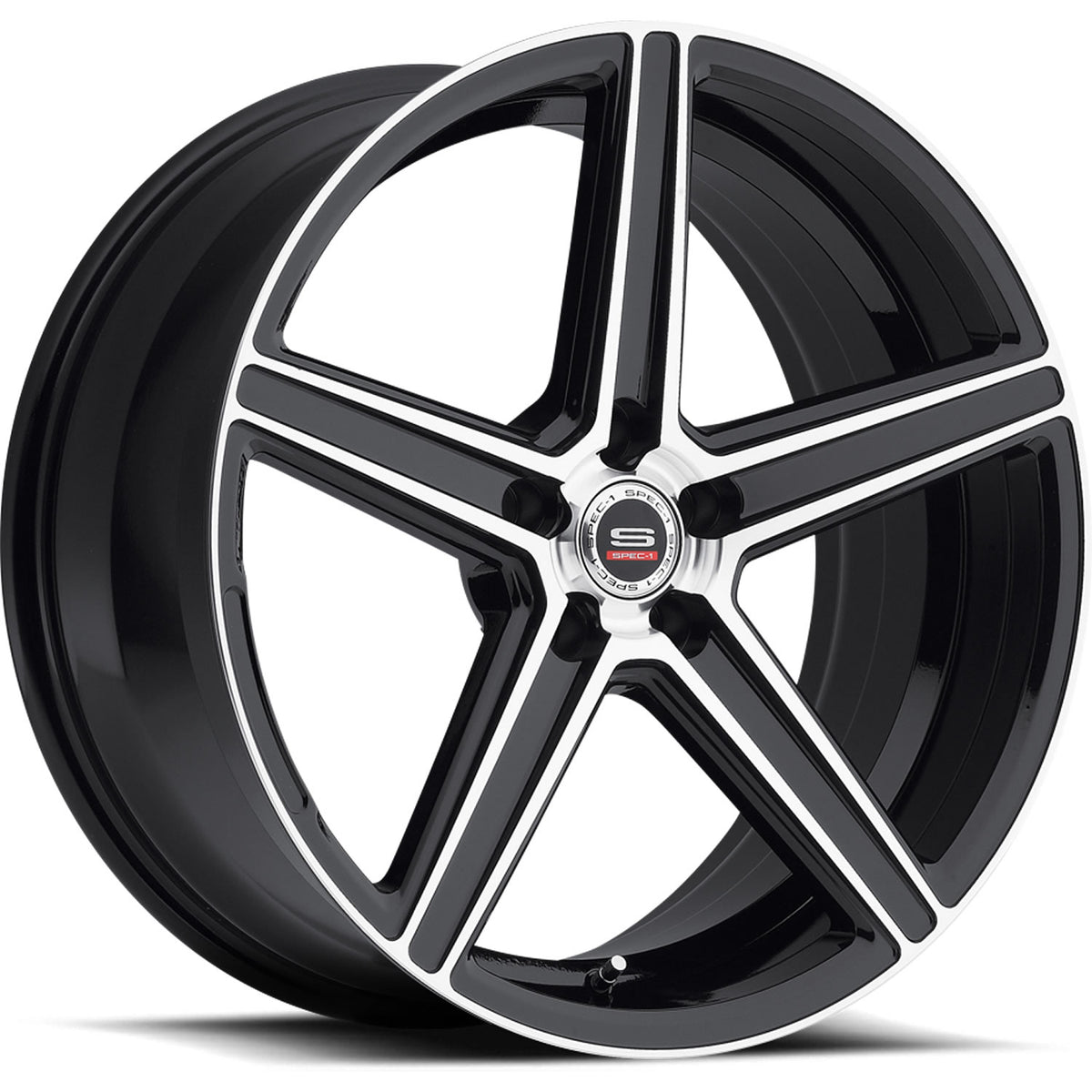 Spec-1 SP-8 Black Machined Wheel