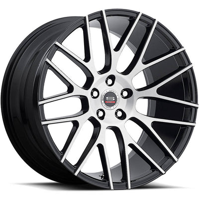 Spec-1 SPL-001 Machined Black wheel