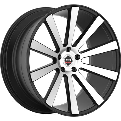 Spec-1 SPL-202 Black Machined Wheel