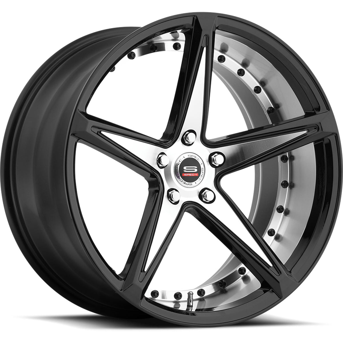 Spec-1 SPM-78 Black Machined Wheel