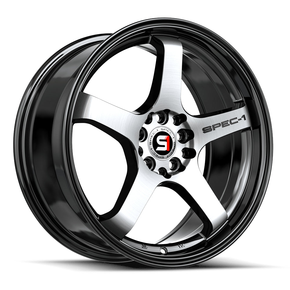 Spec-1 SPT-31 Black Machined Wheel