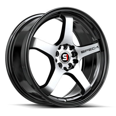 Spec-1 SPT-31 Black Machined Wheel