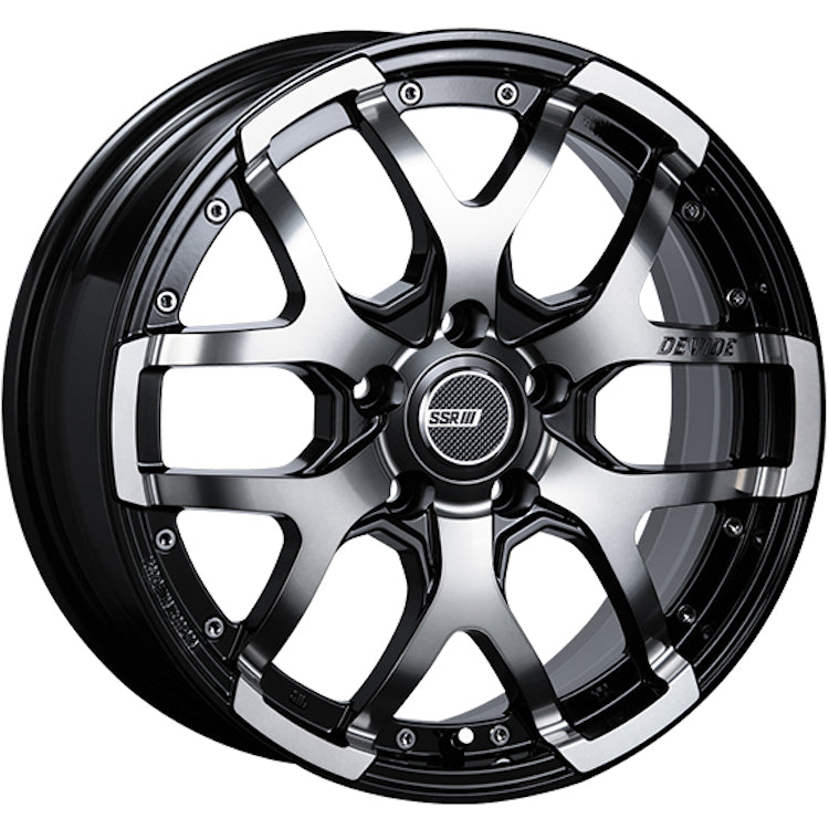 SSR Devide ZS Black Machined Wheel