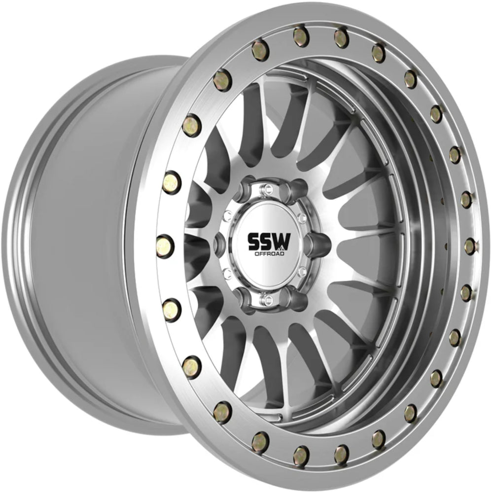 SSW Off-Road Dakar Beadlock Silver Wheel