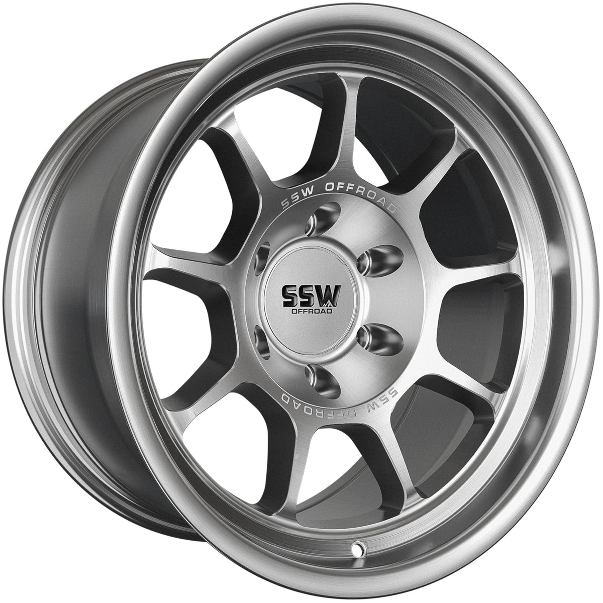 SSW Off-Road Nova Silver Machined Wheel
