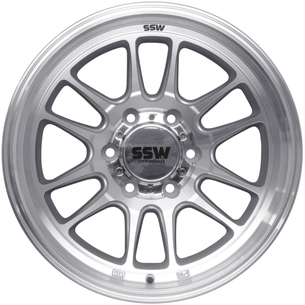 SSW Off-Road Raptor Silver Machined Wheel
