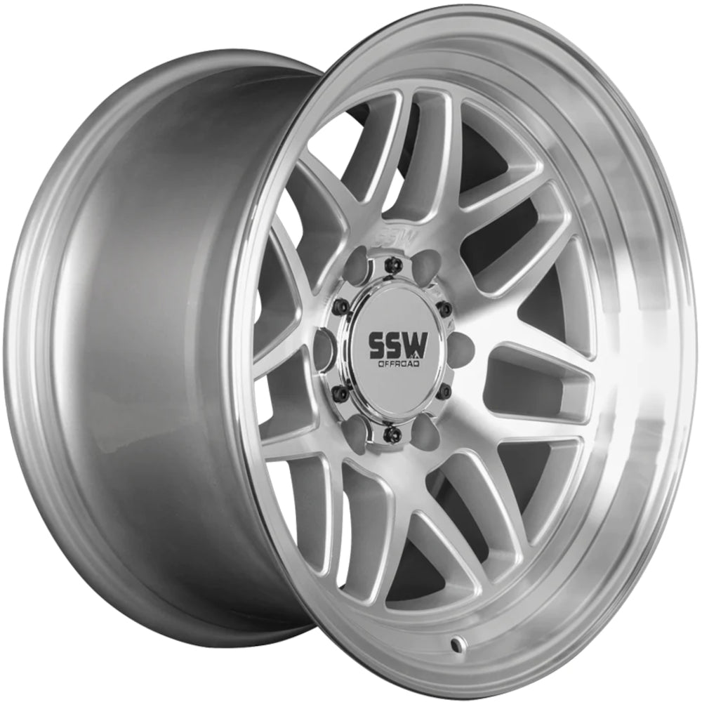 SSW Off-Road Sierra Silver Machined Wheel