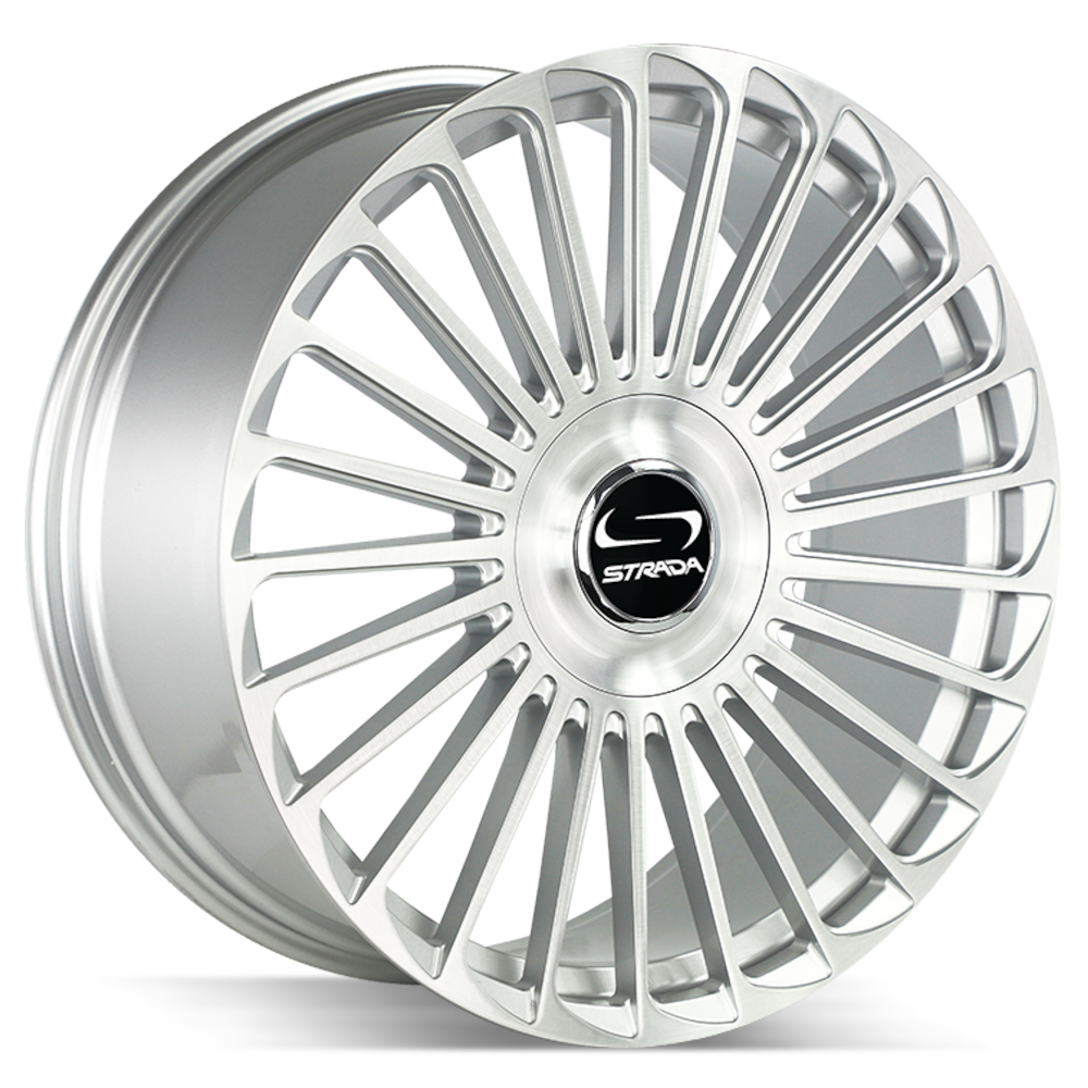 Strada Martello Silver Brushed Wheel