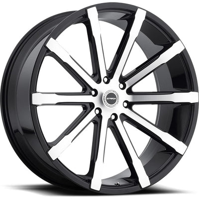 Strada Osso Black Machined Wheel