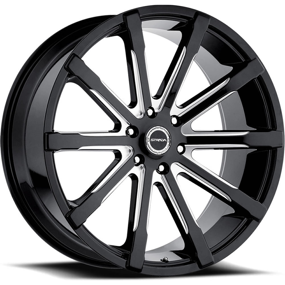 Strada Osso Black Machined Wheel