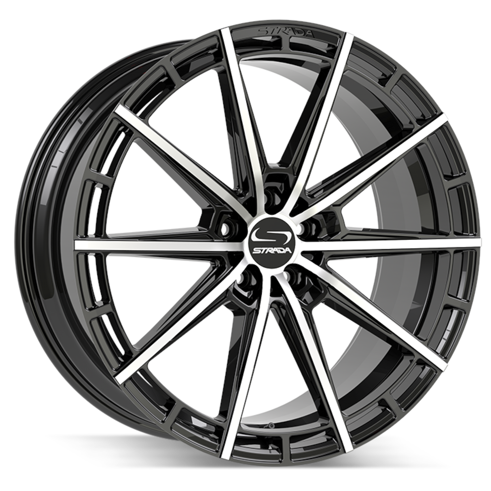 Strada Palo Black Machined Wheel