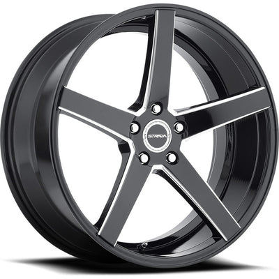 Strada Perfetto Black Milled Wheel