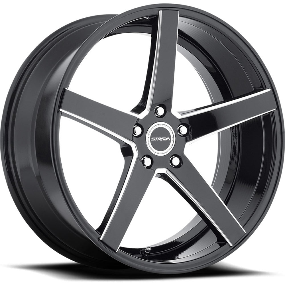 Strada Perfetto Black Milled Wheel
