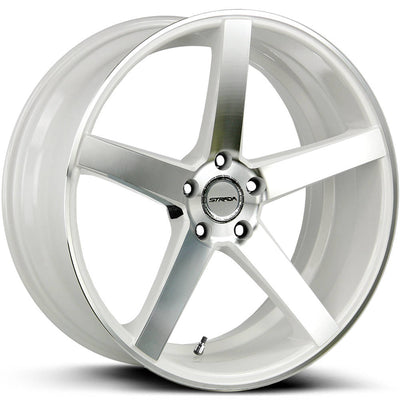 Strada Perfetto White Machined Wheel