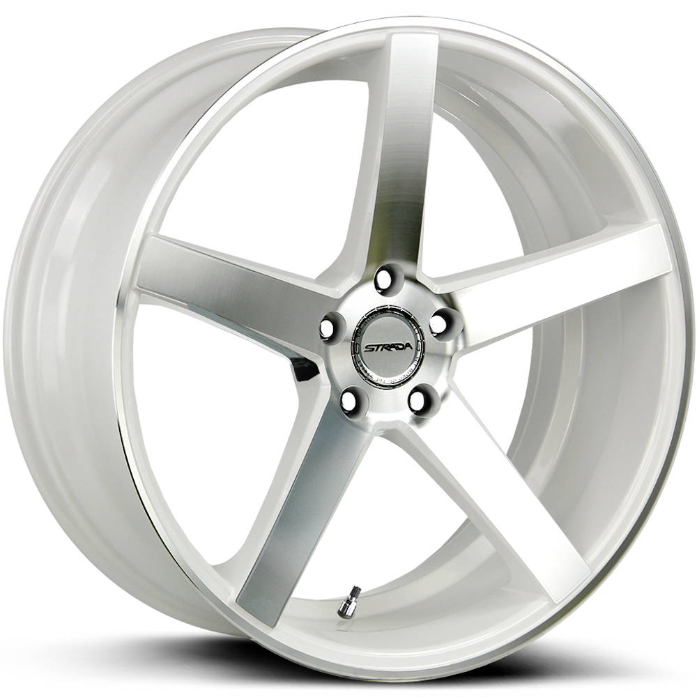 Strada Perfetto White Machined Wheel
