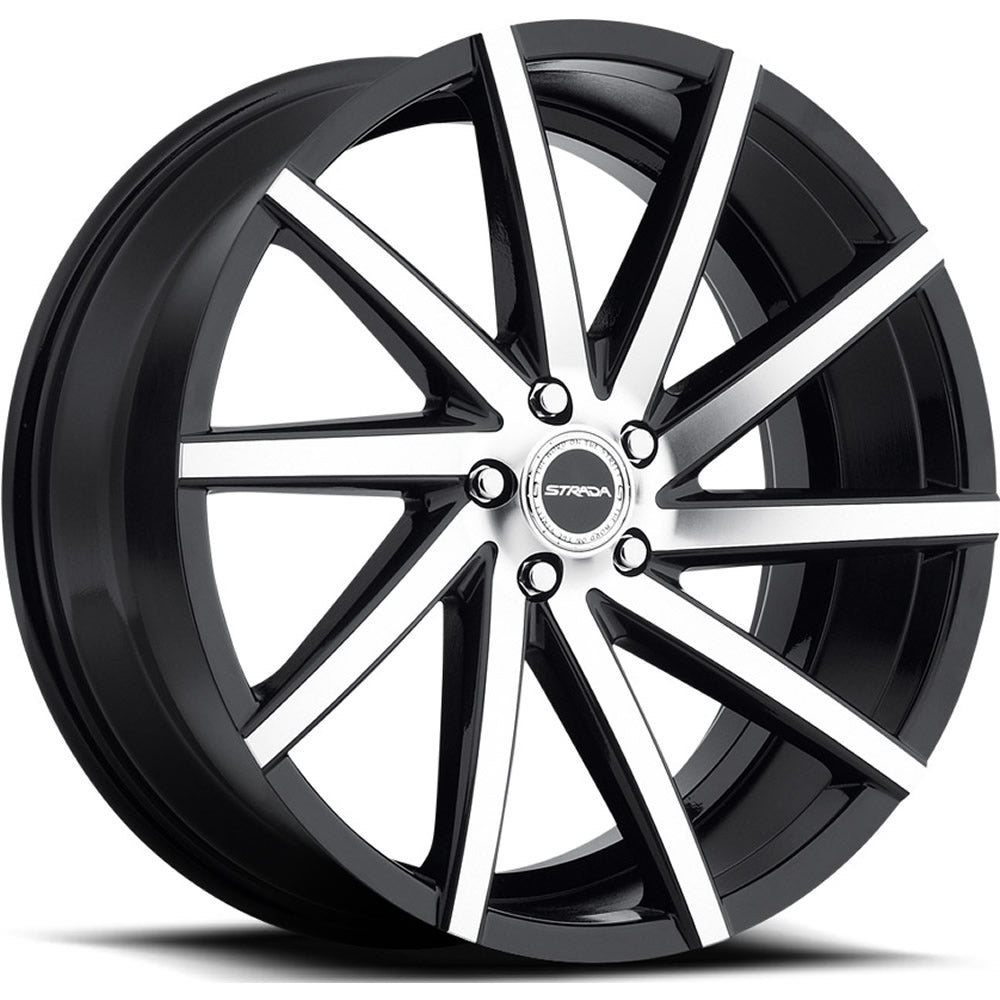 Strada Sega Black Machined Wheel