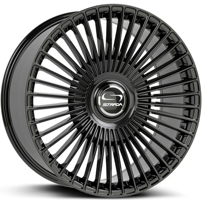 Strada Spaghetti Gloss Black Wheel