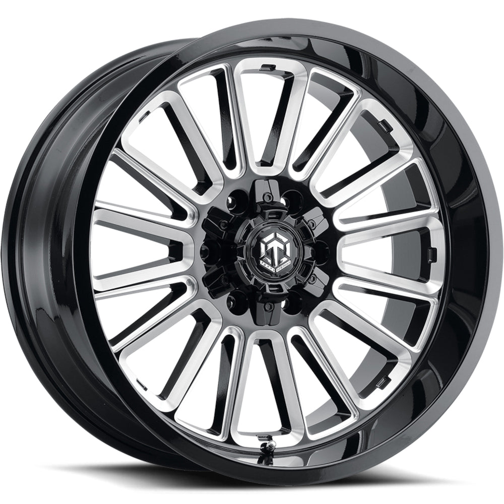 Terra Off-Road TR-8 Black Milled Wheel