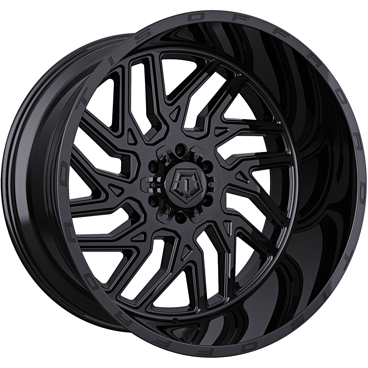 TIS 544B Gloss Black Wheel