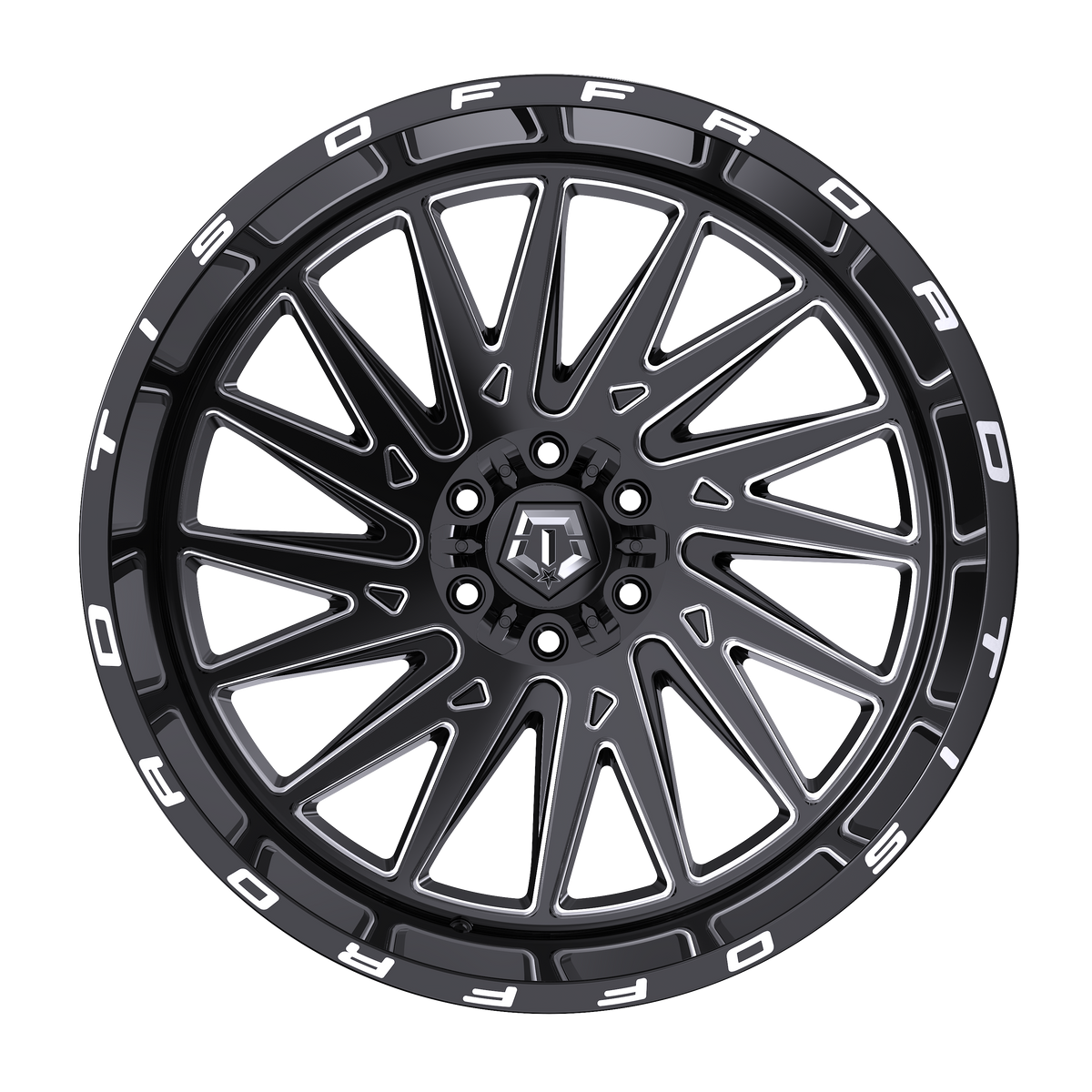 TIS 547B Gloss Black Wheel