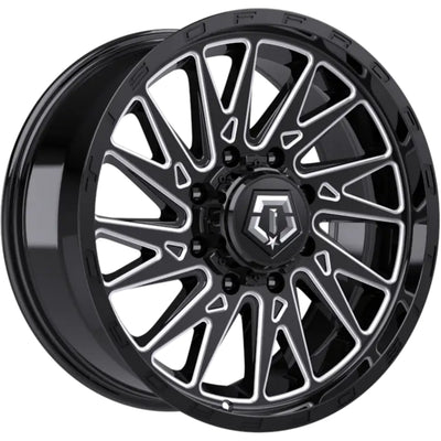 TIS 547BM Black Milled Wheel