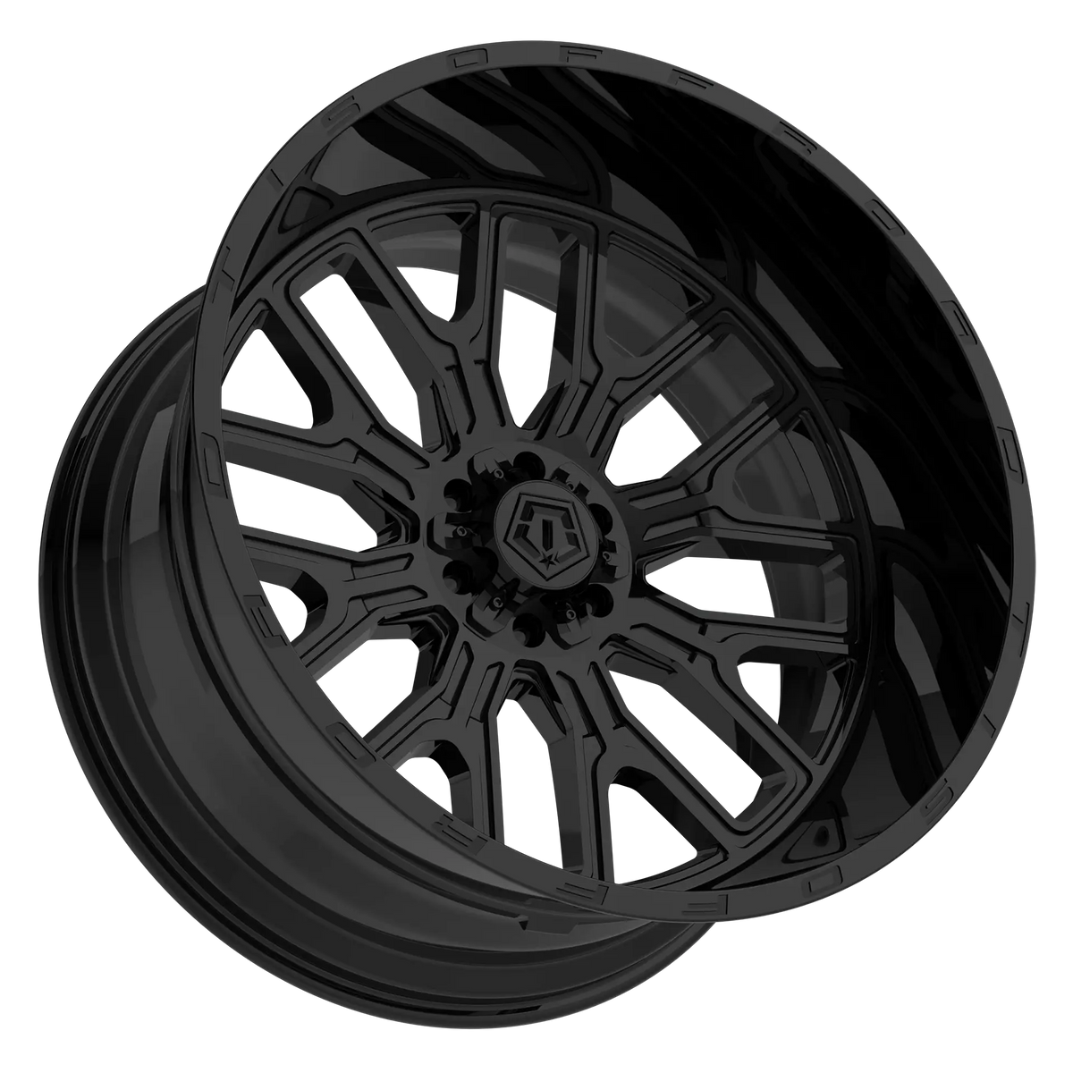 TIS 560B Gloss Black Wheel