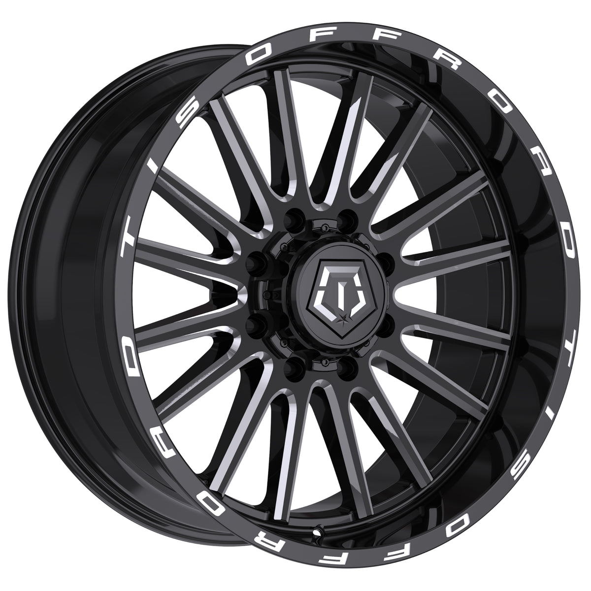 TIS 567 Black Milled Wheel