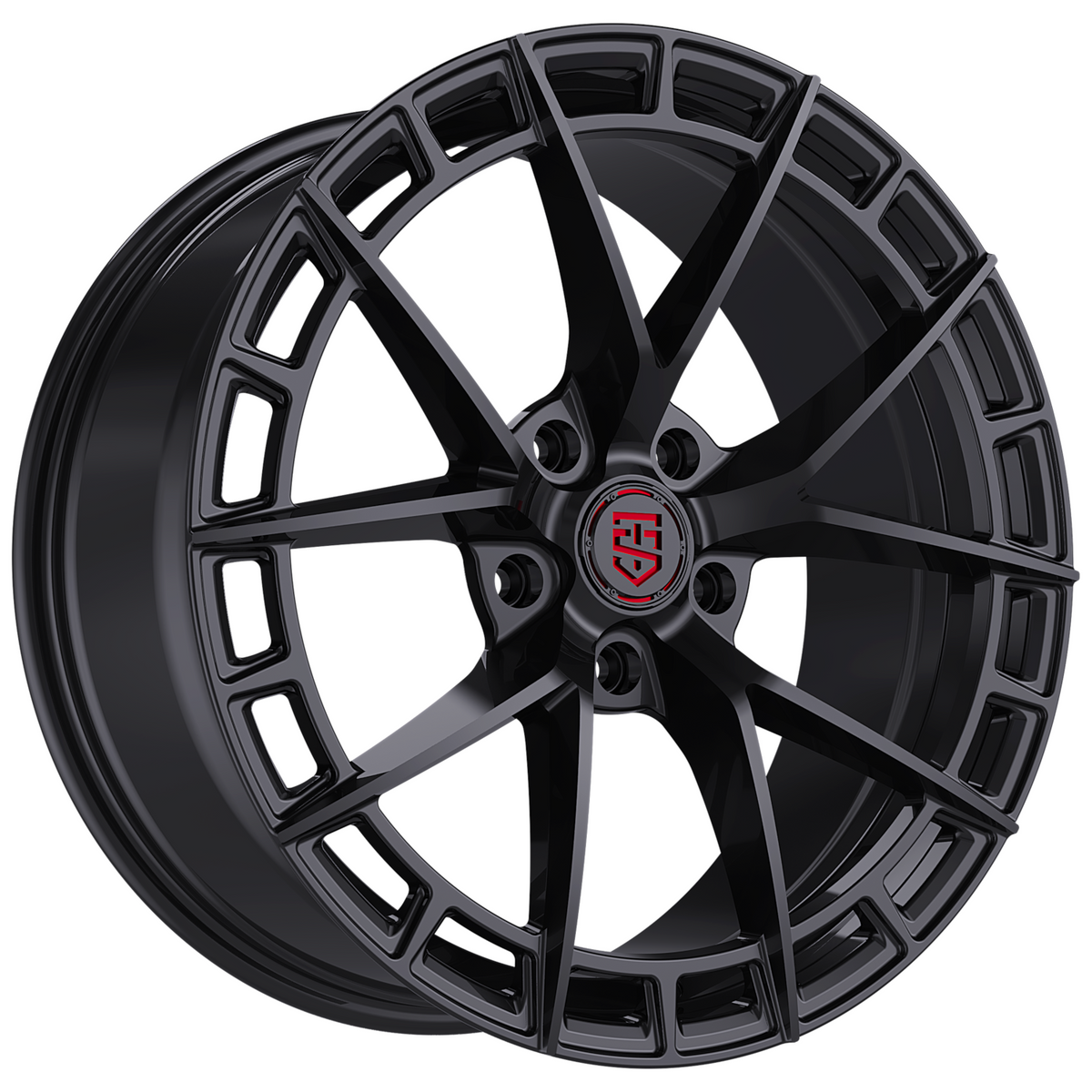 TIS Motorsports 504B Gloss Black Wheel