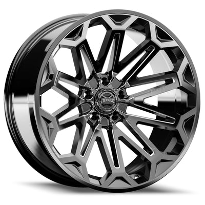 Torque TW406C Black Milled Wheel