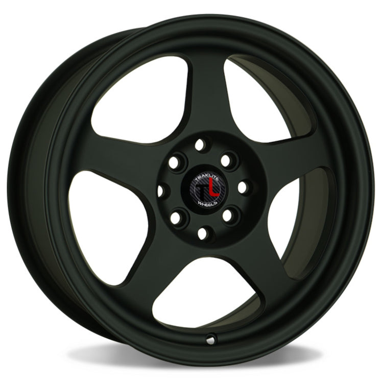 Traklite Wheels Burn Matte Black Wheel